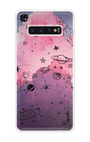 Space Doodles Art Samsung Galaxy S10 Plus Back Cover