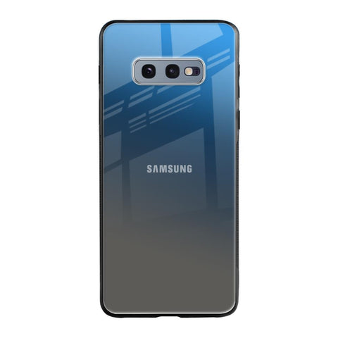 Blue Grey Ombre Samsung Galaxy S10E Glass Back Cover Online
