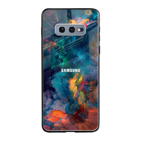 Colored Storm Samsung Galaxy S10E Glass Back Cover Online