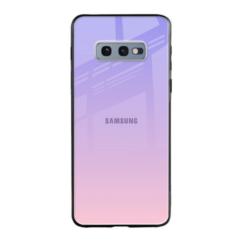 Lavender Gradient Samsung Galaxy S10E Glass Back Cover Online