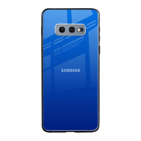 Egyptian Blue Samsung Galaxy S10E Glass Back Cover Online