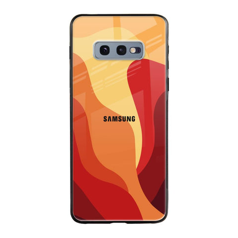 Magma Color Pattern Samsung Galaxy S10E Glass Back Cover Online