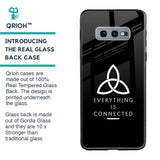 Everything Is Connected Glass Case for Samsung Galaxy S10E