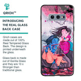 Radha Krishna Art Glass Case for Samsung Galaxy S10E