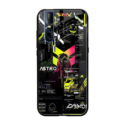 Astro Glitch Vivo V15 Pro Glass Back Cover Online
