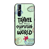 Travel Stamps Vivo V15 Pro Glass Back Cover Online