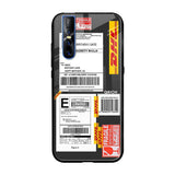 Cool Barcode Label Vivo V15 Pro Glass Back Cover Online