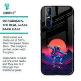 Retro Astronaut Glass Case for Vivo V15 Pro