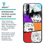 Anime Sketch Glass Case for Vivo V15 Pro