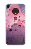 Space Doodles Art Motorola Moto G7 Plus Back Cover