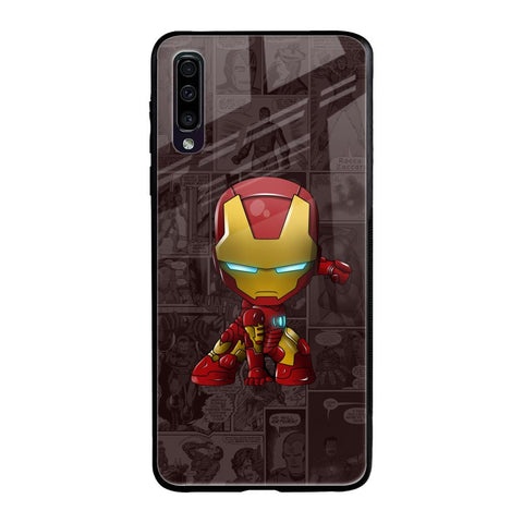 Angry Baby Super Hero Samsung Galaxy A50 Glass Back Cover Online