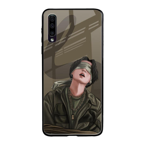 Blind Fold Samsung Galaxy A50 Glass Back Cover Online