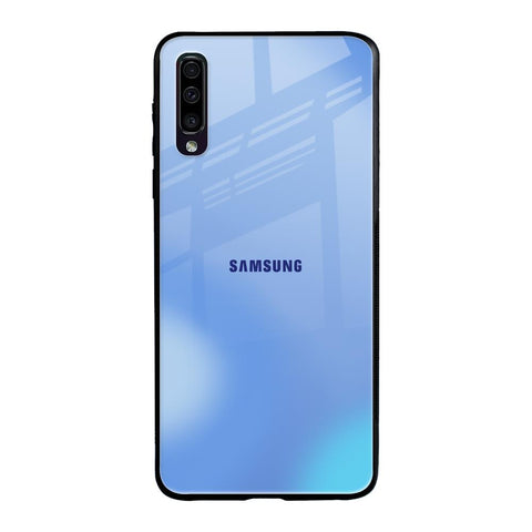Vibrant Blue Texture Samsung Galaxy A50 Glass Back Cover Online