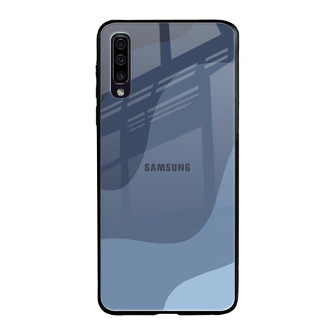 Navy Blue Ombre Samsung Galaxy A50 Glass Back Cover Online