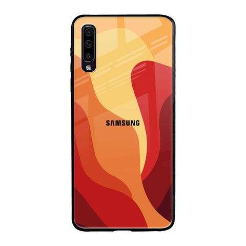Magma Color Pattern Samsung Galaxy A50 Glass Back Cover Online