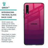 Wavy Pink Pattern Glass Case for Samsung Galaxy A50