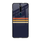 Tricolor Stripes Oppo F11 Pro Glass Cases & Covers Online