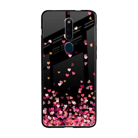 Heart Rain Fall Oppo F11 Pro Glass Cases & Covers Online