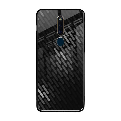 Dark Abstract Pattern Oppo F11 Pro Glass Cases & Covers Online