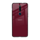 Classic Burgundy Oppo F11 Pro Glass Back Cover Online