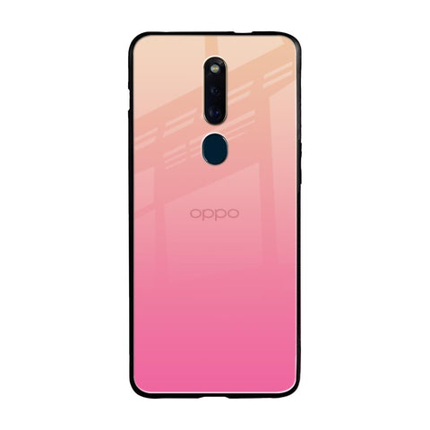 Pastel Pink Gradient Oppo F11 Pro Glass Back Cover Online