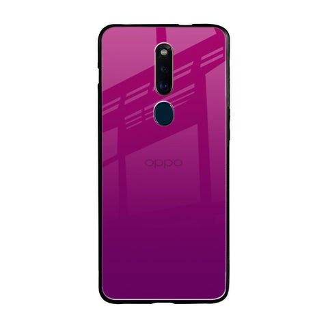 Magenta Gradient Oppo F11 Pro Glass Back Cover Online