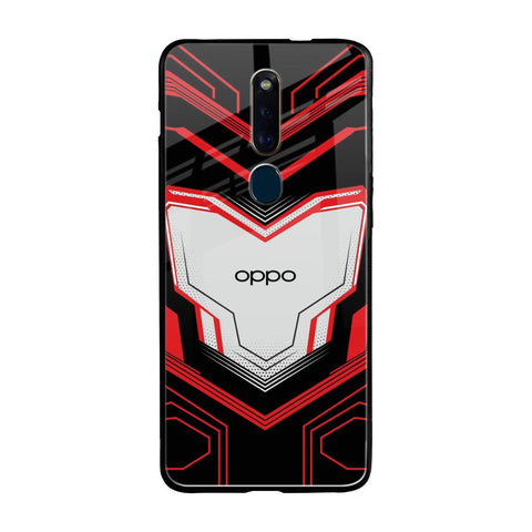 Quantum Suit Oppo F11 Pro Glass Back Cover Online