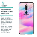 Colorful Waves Glass case for Oppo F11 Pro