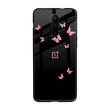 Fly Butterfly OnePlus 7 Pro Glass Back Cover Online