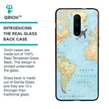 Travel Map Glass Case for OnePlus 7 Pro