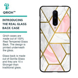 Geometrical Marble Glass Case for OnePlus 7 Pro