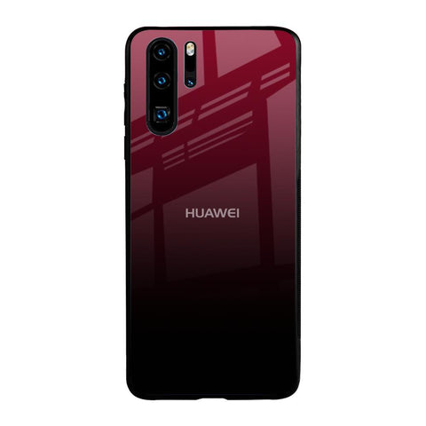 Wine Red Huawei P30 Pro Glass Back Cover Online