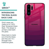 Wavy Pink Pattern Glass Case for Huawei P30 Pro