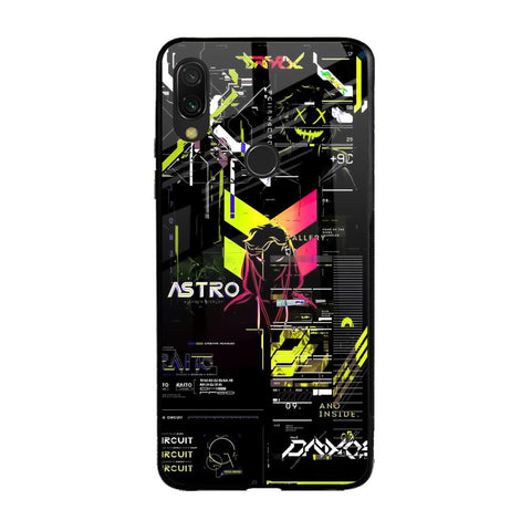 Astro Glitch Xiaomi Redmi Note 7 Pro Glass Back Cover Online