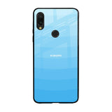 Wavy Blue Pattern Xiaomi Redmi Note 7 Pro Glass Back Cover Online