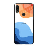 Wavy Color Pattern Xiaomi Redmi Note 7 Pro Glass Back Cover Online