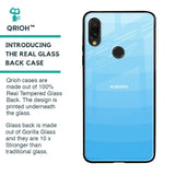 Wavy Blue Pattern Glass Case for Xiaomi Redmi Note 7 Pro