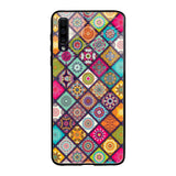 Multicolor Mandala Samsung Galaxy A70 Glass Back Cover Online