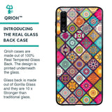 Multicolor Mandala Glass Case for Samsung Galaxy A70