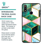 Seamless Green Marble Glass Case for Realme 3 Pro