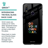 Go Your Own Way Glass Case for Realme 3 Pro