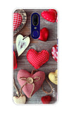 Valentine Hearts Oppo F11 Back Cover