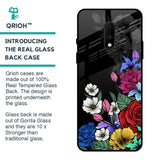 Rose Flower Bunch Art Glass Case for OnePlus 7