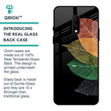 Colorful Leaves Glass Case for OnePlus 7