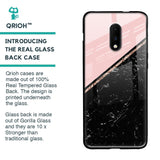 Marble Texture Pink Glass Case For OnePlus 7