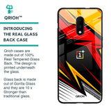 Race Jersey Pattern Glass Case For OnePlus 7