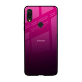 Purple Ombre Pattern Xiaomi Redmi Note 7S Glass Back Cover Online