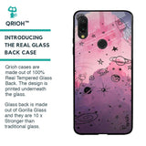 Space Doodles Glass Case for Xiaomi Redmi Note 7S