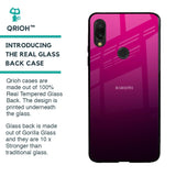 Purple Ombre Pattern Glass Case for Xiaomi Redmi Note 7S