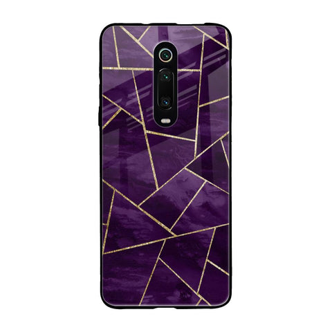 Geometric Purple Xiaomi Redmi K20 Glass Back Cover Online